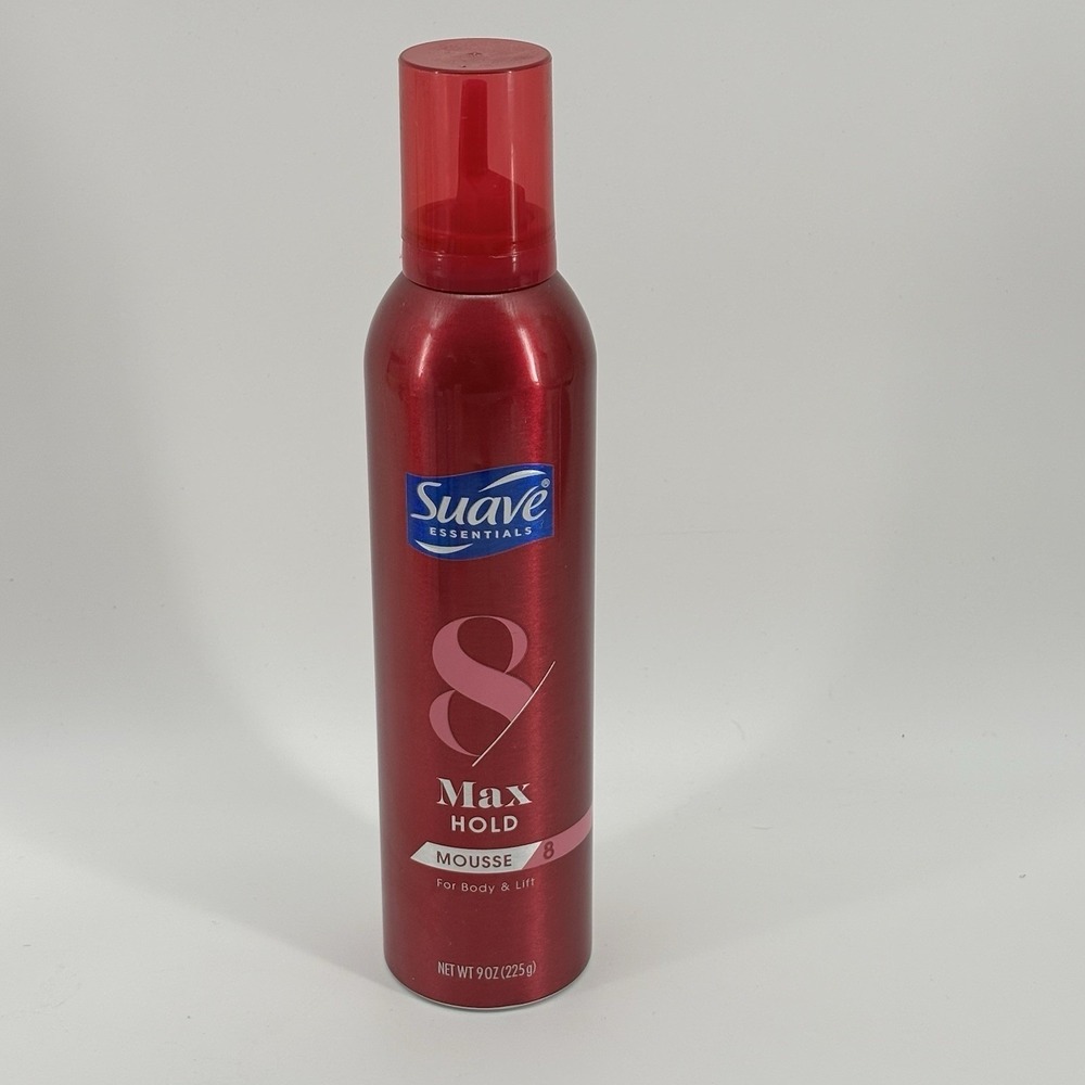 Suave Max Hold Hair Mousse 9 oz Volumizing Foam for All Hair Types Free Shipping